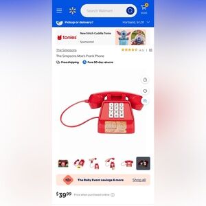 COLLECTIBLE Moe's Prank Phone BY JAKKS
BNIB